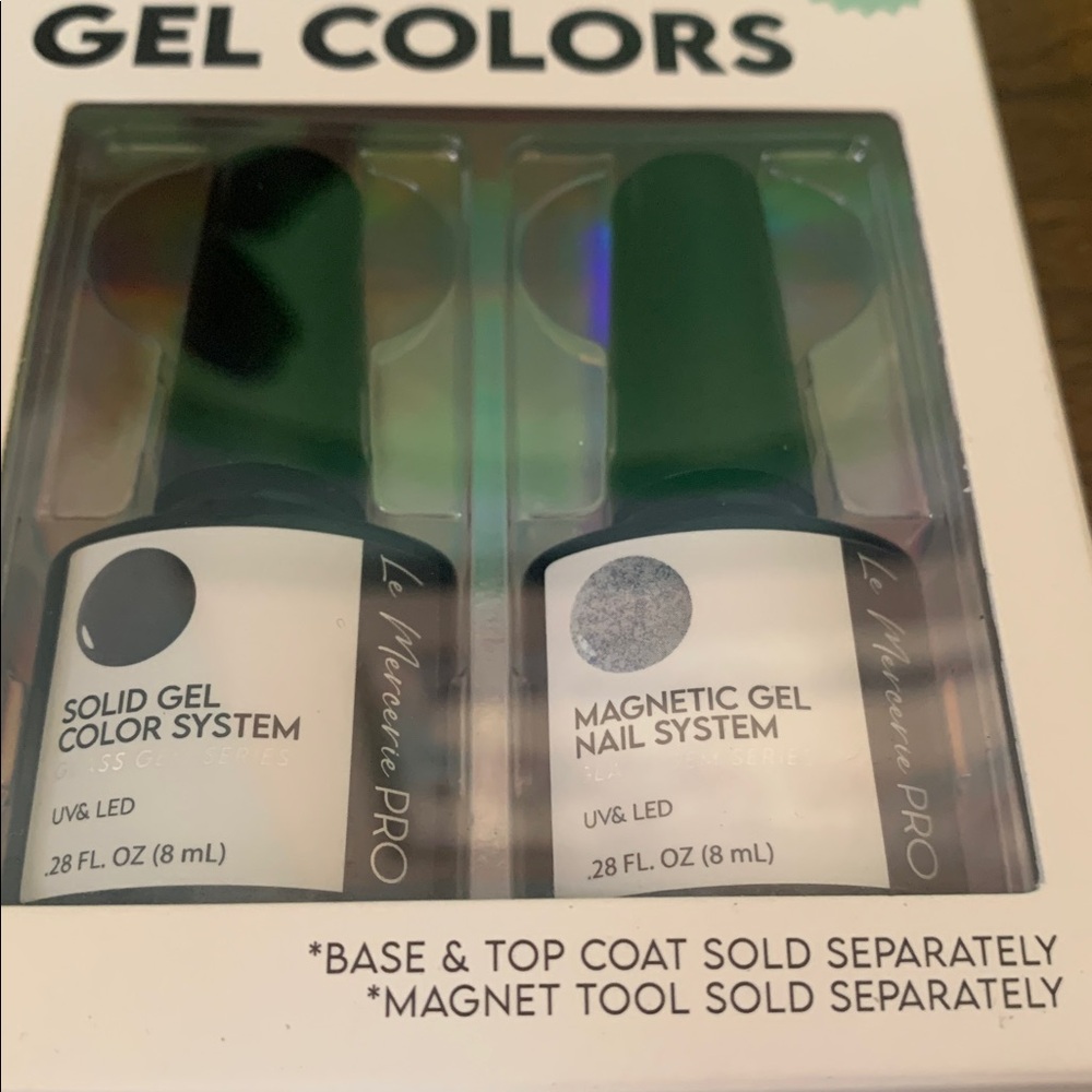 NWOT Le Mercerie PRO Black Holo Cat Eye Magnetic Gel Colors - Picture 5 of 6